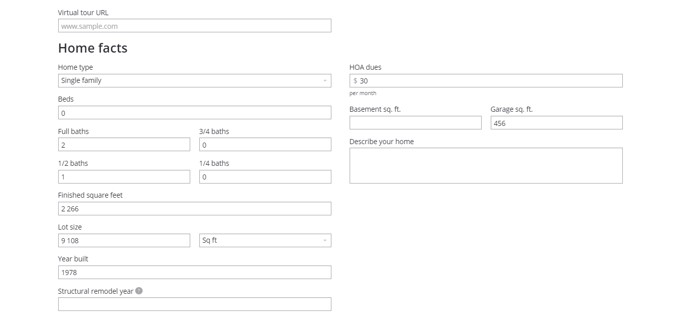 Adding property feature