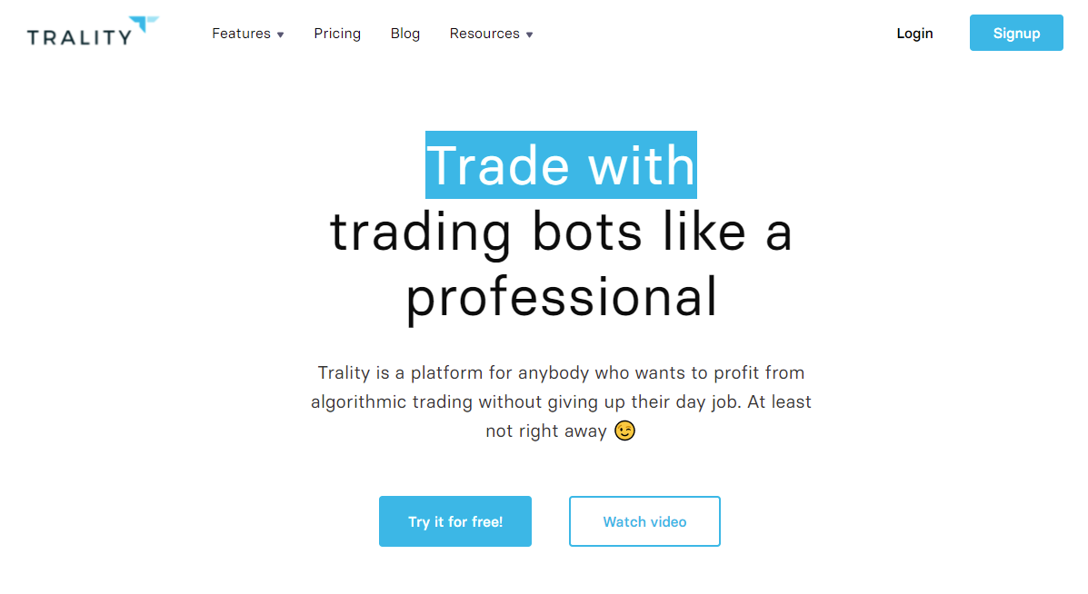 I set my trade quality to high and trade bots are still trading