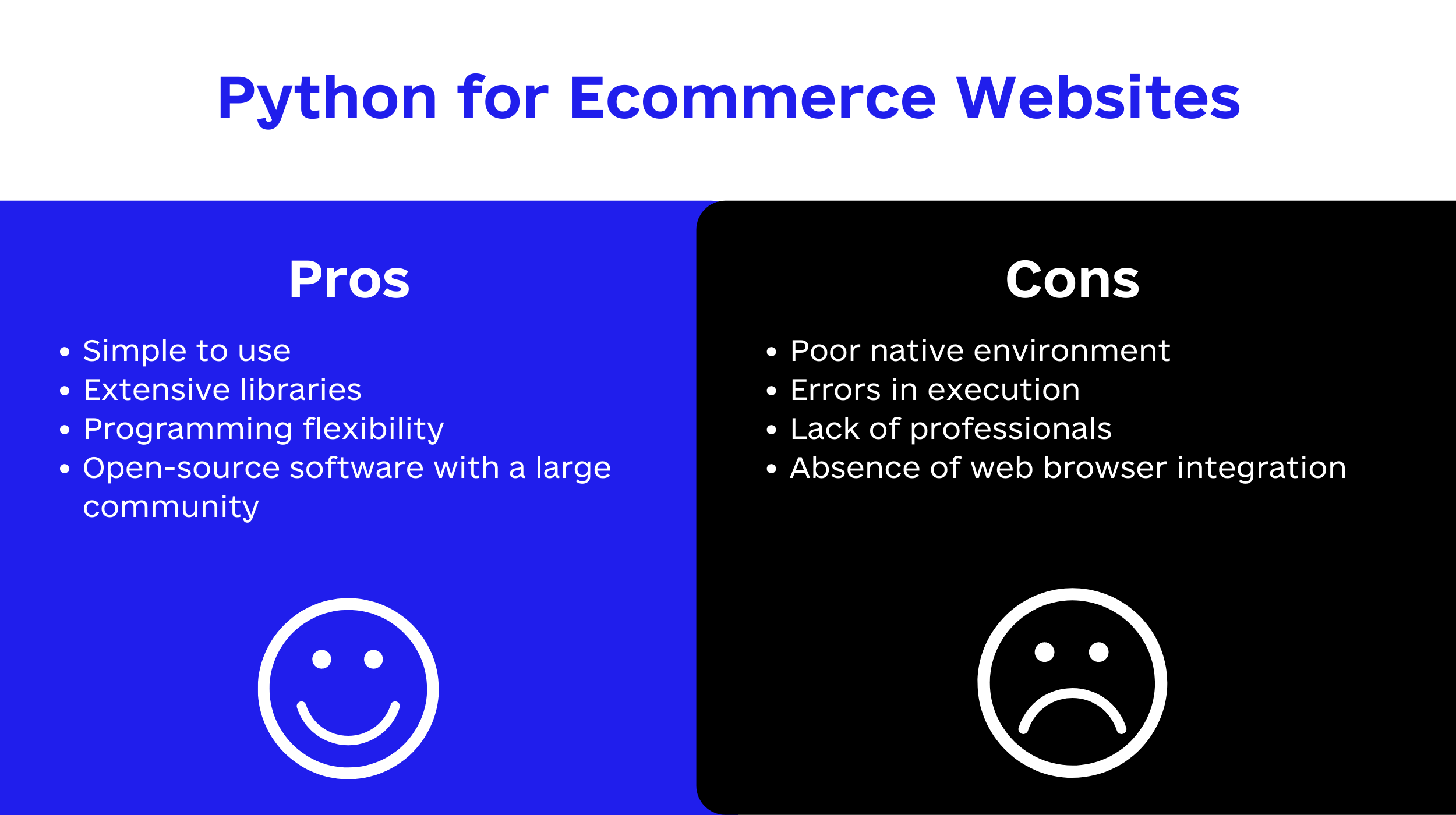 Top Reasons to Choose Python for Ecommerce Website Development