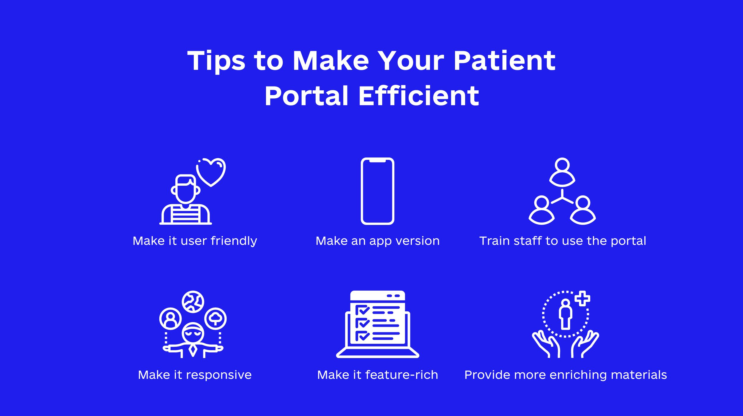 How to Make Your Patient Portal Efficient